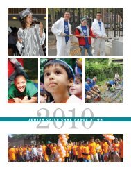 Dear Friends - Jewish Child Care Association - Convio