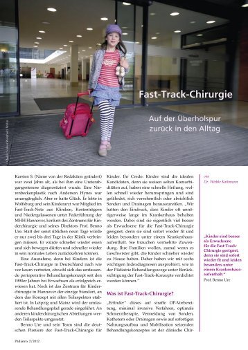 Fast-Track-Chirurgie - PÃ¤diatrix