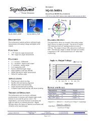 SQ-SI Datasheet - SignalQuest