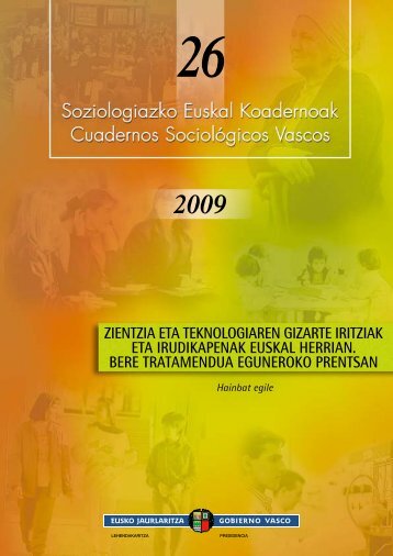 ZIENTZIA ETA TEKNOLOGIAREN GIZARTE IRITZIAK ... - Euskadi.net