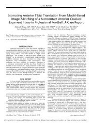 Estimating Anterior Tibial Translation From Model-Based Image ...
