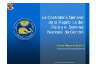 La ContralorÃ­a General de la RepÃºblica del PerÃº ... - Sector Fiscalidad