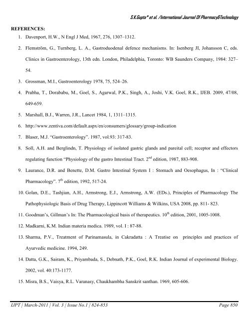 SK Gupta* et al. /International Journal Of Pharmacy&Technology