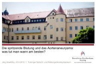 Artemed ppt Vorlage - Benedictus Krankenhaus Tutzing