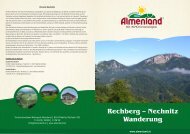 Rechberg – Nechnitz Wanderung