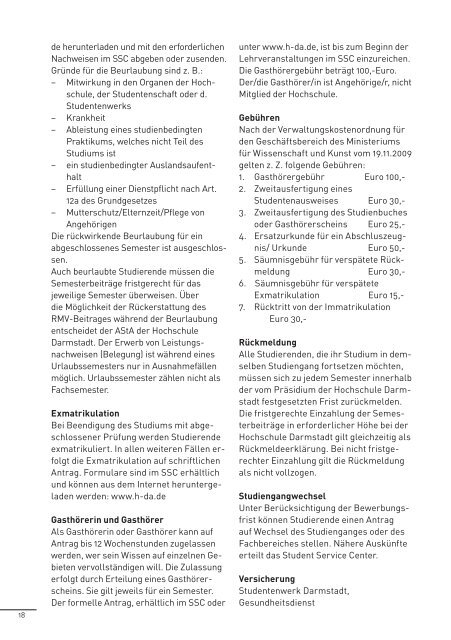 b - Fachbereich Mathematik und Naturwissenschaften - Hochschule