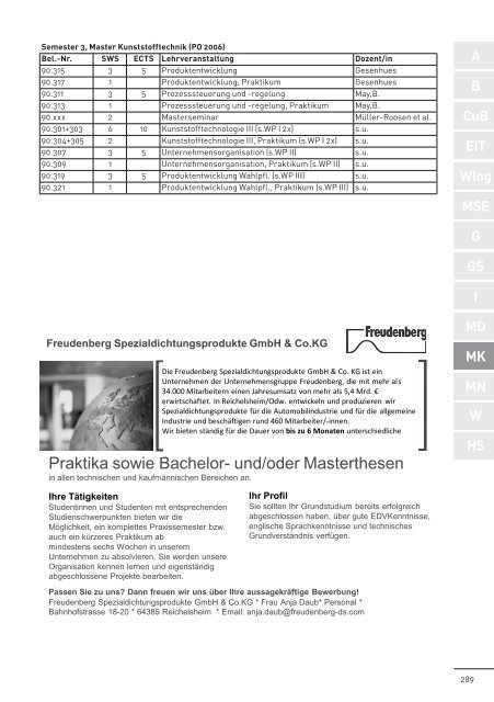 b - Fachbereich Mathematik und Naturwissenschaften - Hochschule