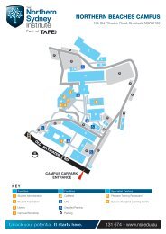 Campus Map - PDF 520KB - TAFE NSW - Northern Sydney Institute