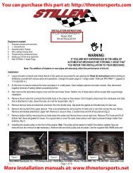 Stillen 350Z supercharger stage 1 installation instructions.pdf