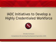 IADC KSA Project - Drilling Engineering Association