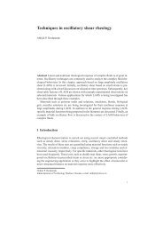 Techniques in oscillatory shear rheology - Indian Institute of ...