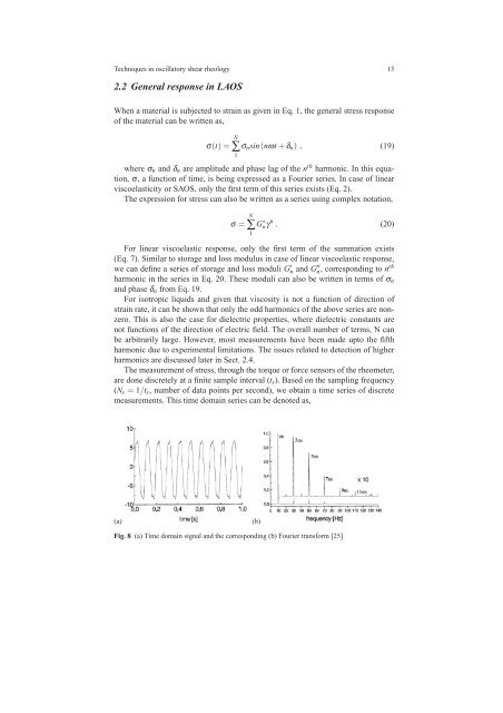 Techniques in oscillatory shear rheology - Indian Institute of ...