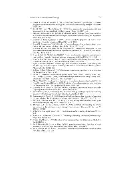 Techniques in oscillatory shear rheology - Indian Institute of ...