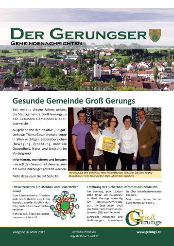 Gesunde Gemeinde Groß Gerungs