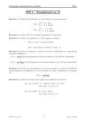 TD 1 â TransformÃ©e en Z - AVR