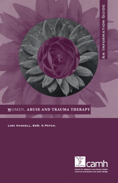 Women, Abuse and Trauma Therapy - CAMH Knowledge Exchange