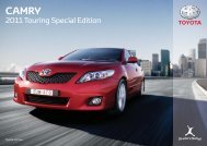 2011 Touring Special Edition - Toyota