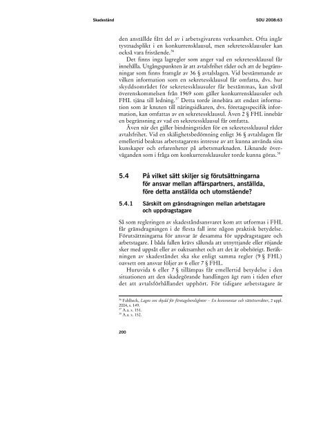 FÃ¶rstÃ¤rkt skydd fÃ¶r fÃ¶retagshemligheter, SOU 2008:63 - Regeringen