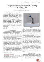 Design and Development of Ball Catching Robotic Arm
