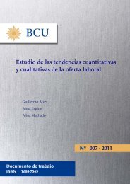 Estudio de las tendencias cuantitativas y cualitativas de la oferta ...