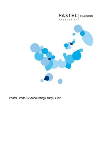 Pastel Grade 12 Accounting Study Guide