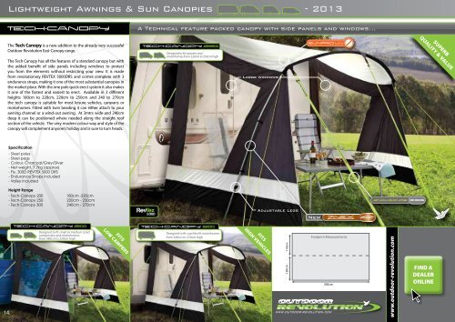 2013 Outdoor Revolution Brochure - Blue Diamond