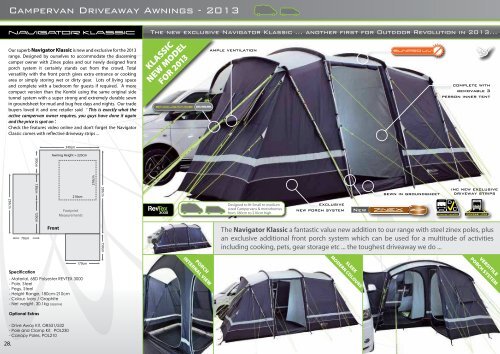 2013 Outdoor Revolution Brochure - Blue Diamond