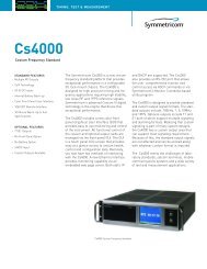 Symmetricom Cs4000 Cesium Frequency Standard.