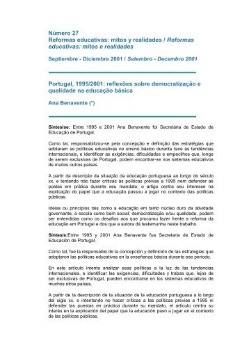 Ana Benavente - Secretaria de EducaÃ§Ã£o do Estado do Rio Grande ...