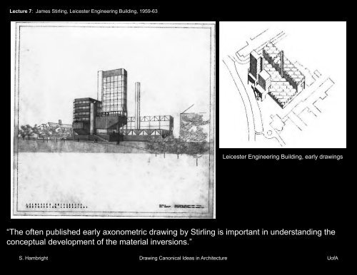 6. Material Inversions James Stirling, Leicester Engineering Building ...