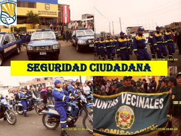 Seguridad Ciudadana - Municipalidad de Villa El Salvador