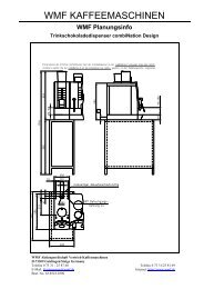 Chocdispenser combiNation F - WMF Kaffeemaschinen