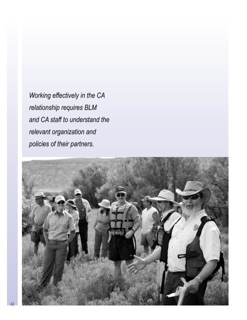 BLM Desk Guide to Cooperating Agency Relationships - National ...