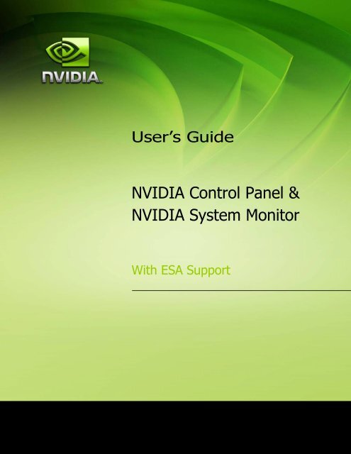 NVIDIA Control Panel NVIDIA System Monitor Nvidia s Download