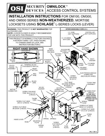 schlage - OSI Security Devices