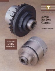 disc/cone clutches - Industrial and Bearing Supplies