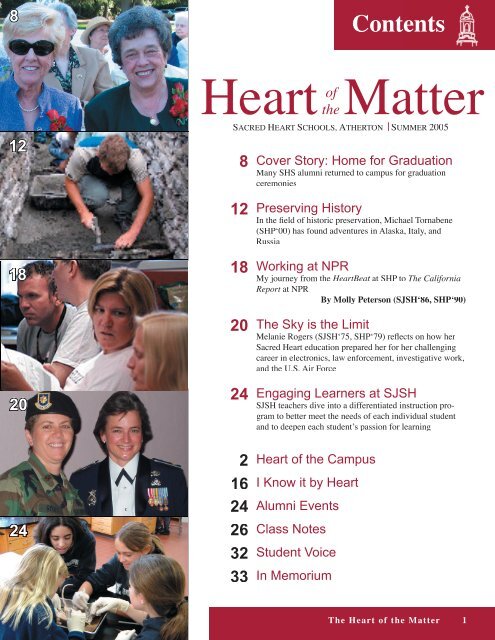Summer 2005 - Sacred Heart Schools