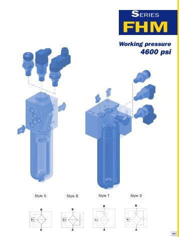 FHM SERIES-4600 psi, Manifold Mount Filter - Hasmak