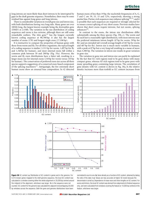 Initial sequencing and analysis of the human genome - Vitagenes