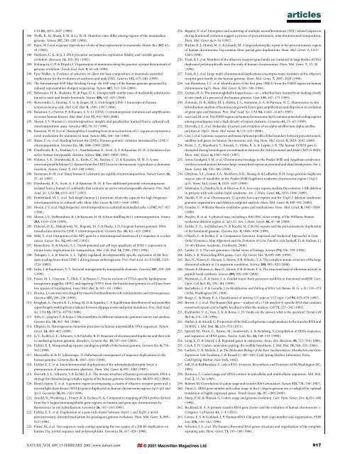 Initial sequencing and analysis of the human genome - Vitagenes