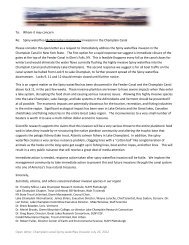 Open letter, Champlain canal Spiny waterflea invasion July 26, 2012 ...