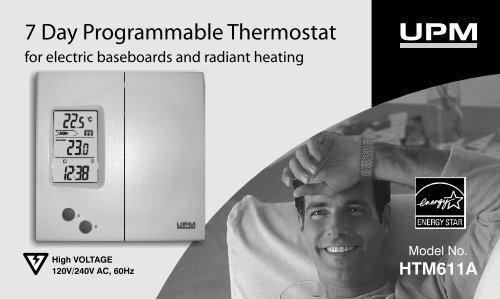 7 Day Programmable Thermostat - UPM Marketing