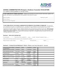 School Administrator Evaluation Form