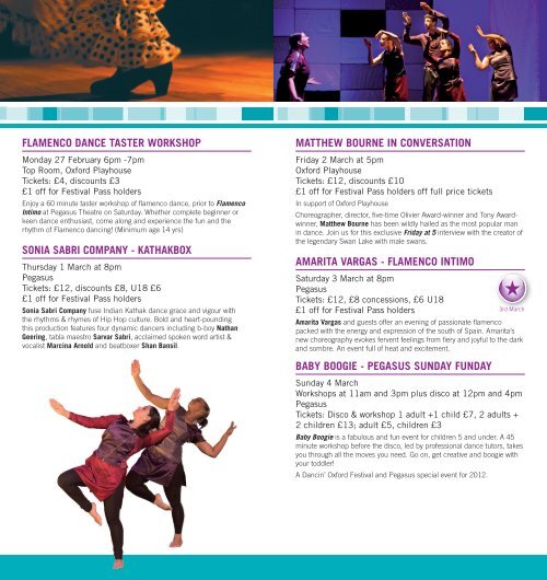Brochure Download - Dancin' Oxford