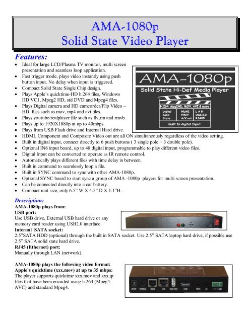 player that plays apple video format player that plays apple video format