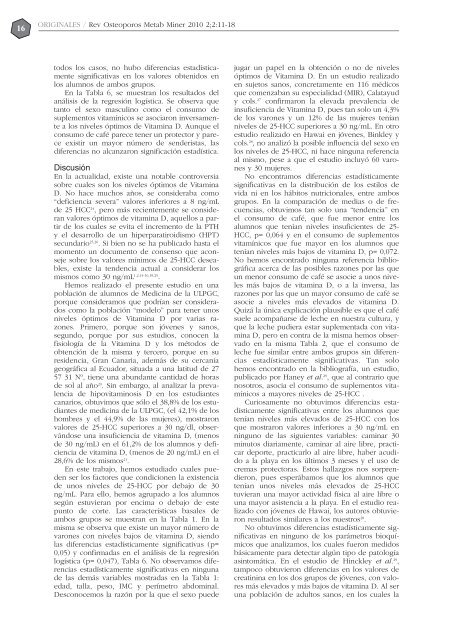 NÂº 2 EspaÃ±ol - Revista de Osteoporosis y Metabolismo Mineral