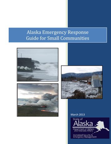 Alaska Disaster Emergency Response Guide for Small ... - DHS&EM