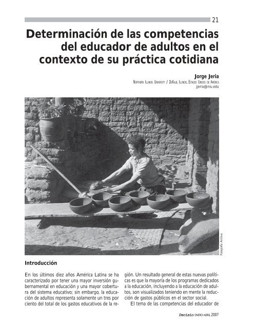 DeterminaciÃ³n de las competencias del educador de adultos en el ...