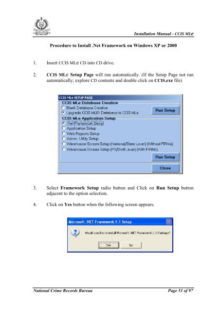 CCIS MLe Guide - National Crime Records Bureau