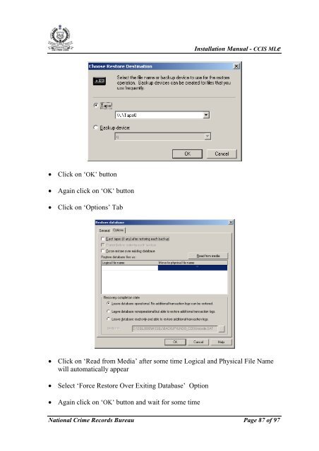 CCIS MLe Guide - National Crime Records Bureau